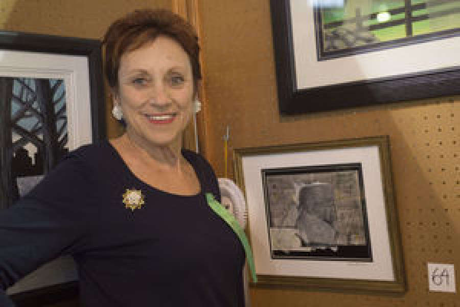 Susan Mullholland with her entry