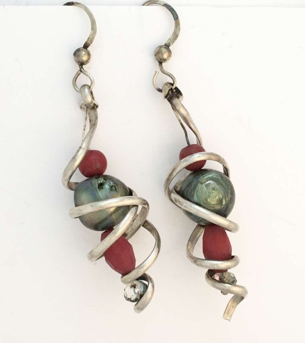 Red and Green and silver