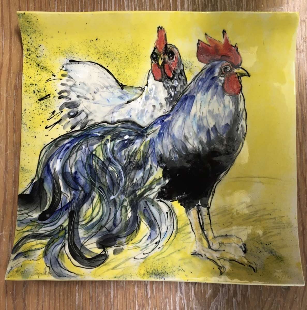 I Fancy Myself Rooster Platter I Fancy Myself Rooster Platter