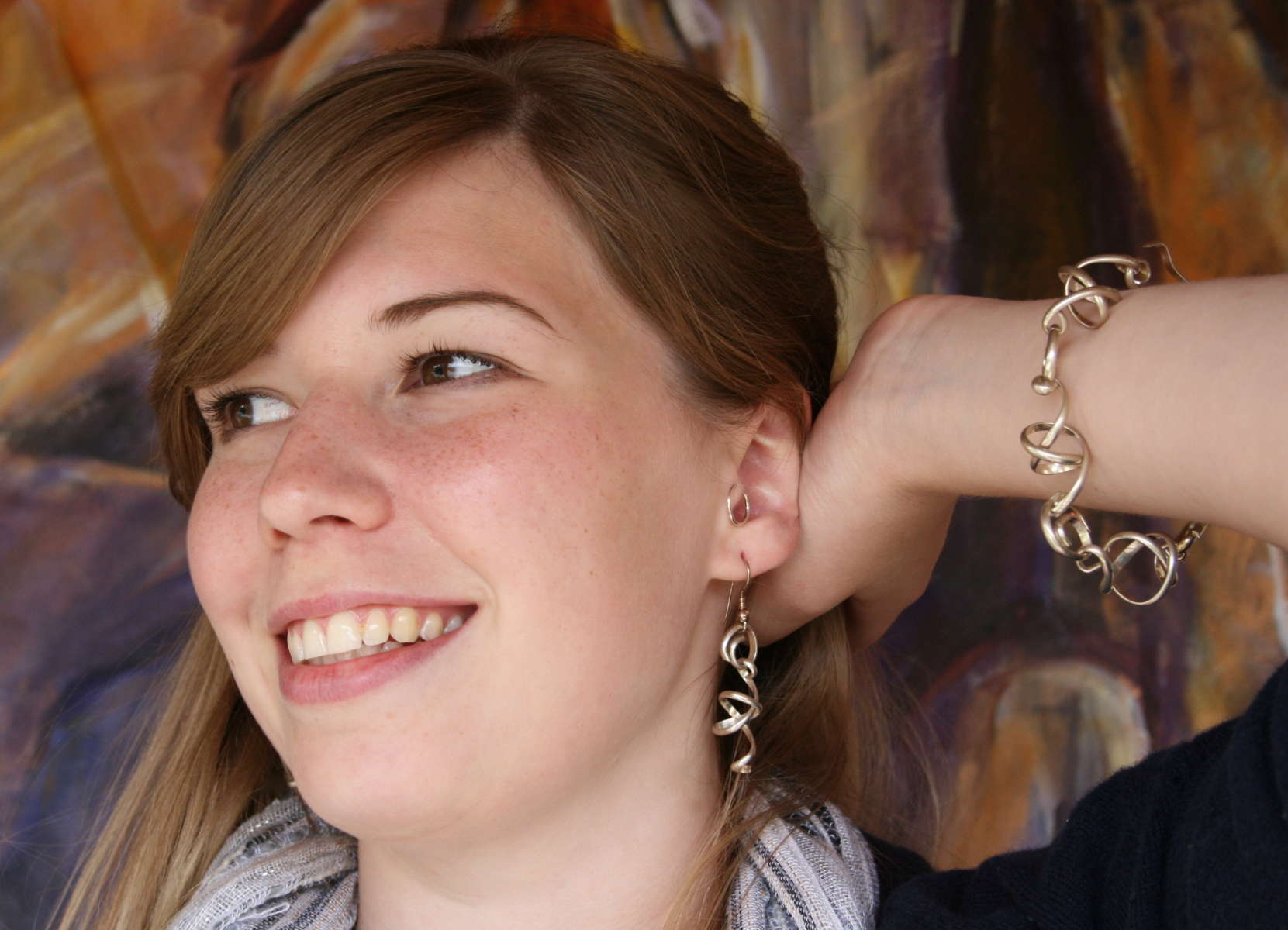 Sterling Bracelet and earrings