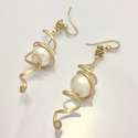 Twists with Swarovski pearl
