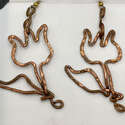 Copper Tulips earrings