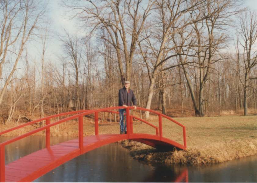 Wilt on bridge he designed